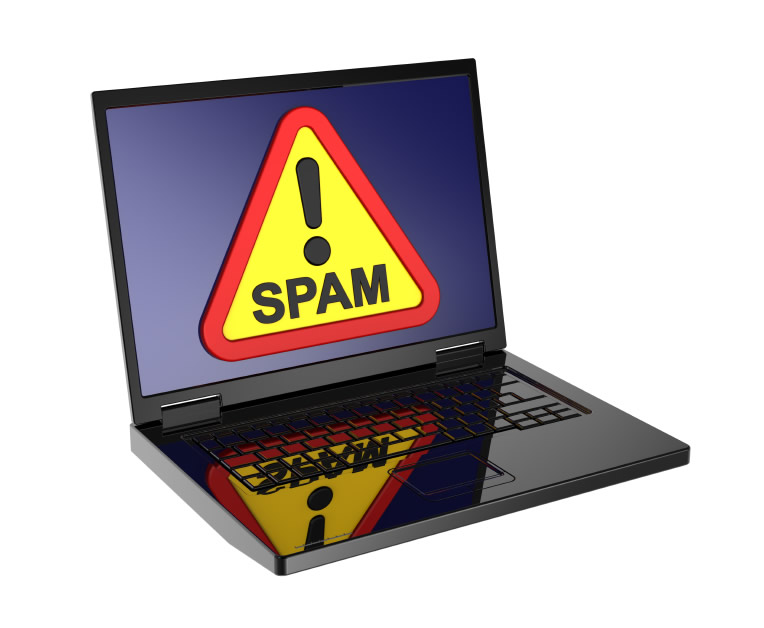 lo spam è sceso ai minimi storici